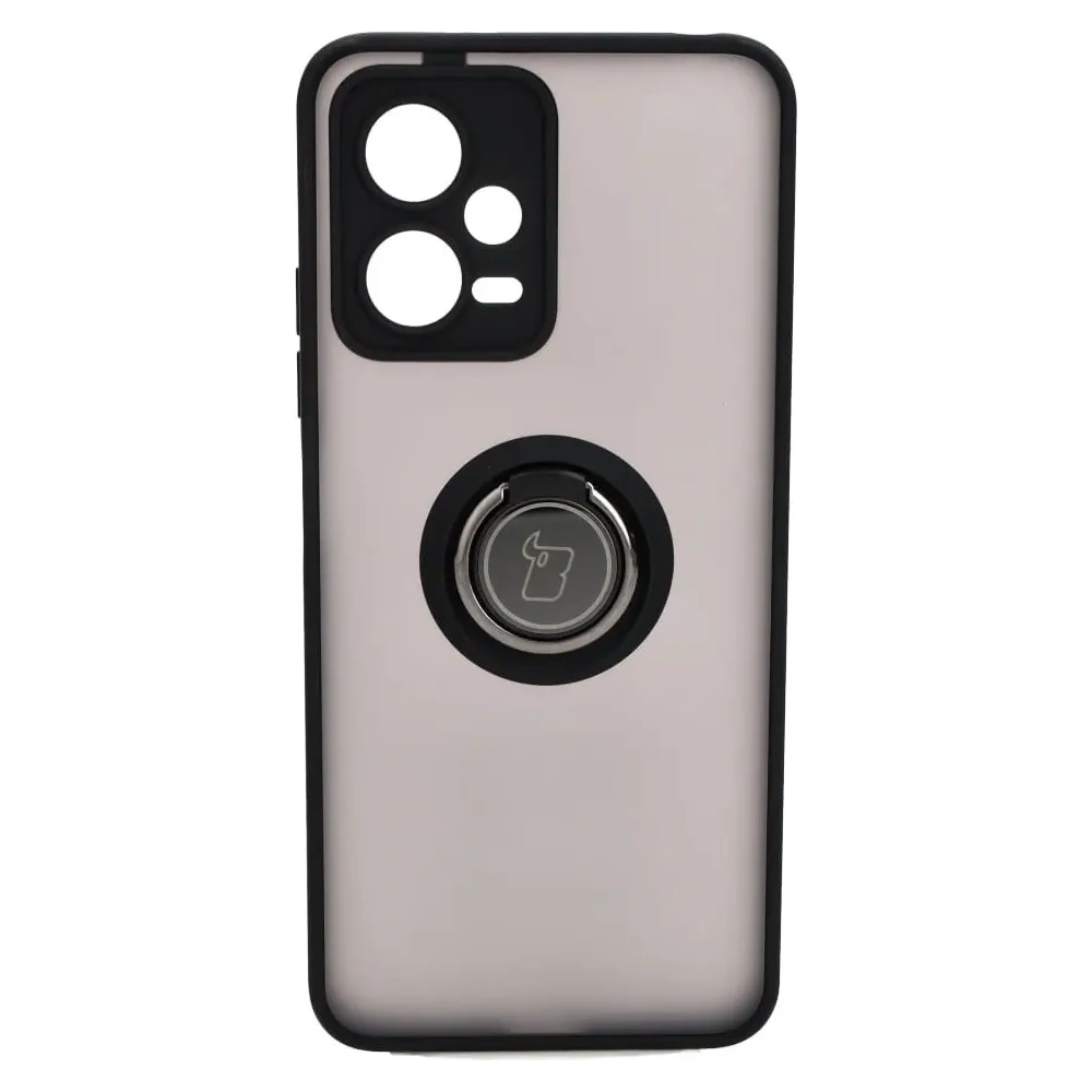Wholesale Bizon Case Hybrid Ring Xiaomi Poco X5 / Redmi Note 12 5G smoky with a black frame - BIZ2292 - {ean13} - Hurt