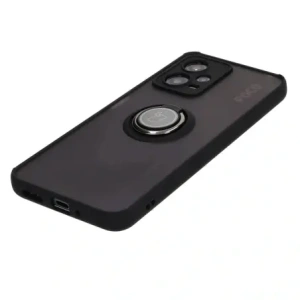 Hurtownia GSM - Bizon Case Hybrid Ring Xiaomi Poco X5 / Redmi Note 12 5G füstös fekete kerettel - BIZ2292 - {ean13} - Hurt