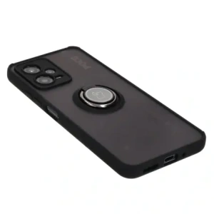 Hurtownia GSM - Bizon Case Hybrid Ring Xiaomi Poco X5 / Redmi Note 12 5G fumuriu cu un cadru negru - BIZ2292 - {ean13} - Hurt