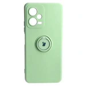 Hurtownia GSM - Etui Bizon Case Silicone Ring Sq do Xiaomi Redmi Note 12 5G/Poco X5 jasnozielone - BIZ2294 - {ean13} - Hurt