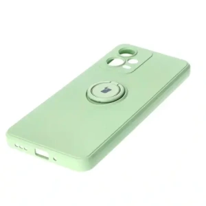 Hurtownia GSM - Etui Bizon Case Silicone Ring Sq do Xiaomi Redmi Note 12 5G/Poco X5 jasnozielone - BIZ2294 - {ean13} - Hurt
