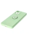 Hurtownia GSM - Etui Bizon Case Silicone Ring Sq do Xiaomi Redmi Note 12 5G/Poco X5 jasnozielone - BIZ2294 - {ean13} - Hurt