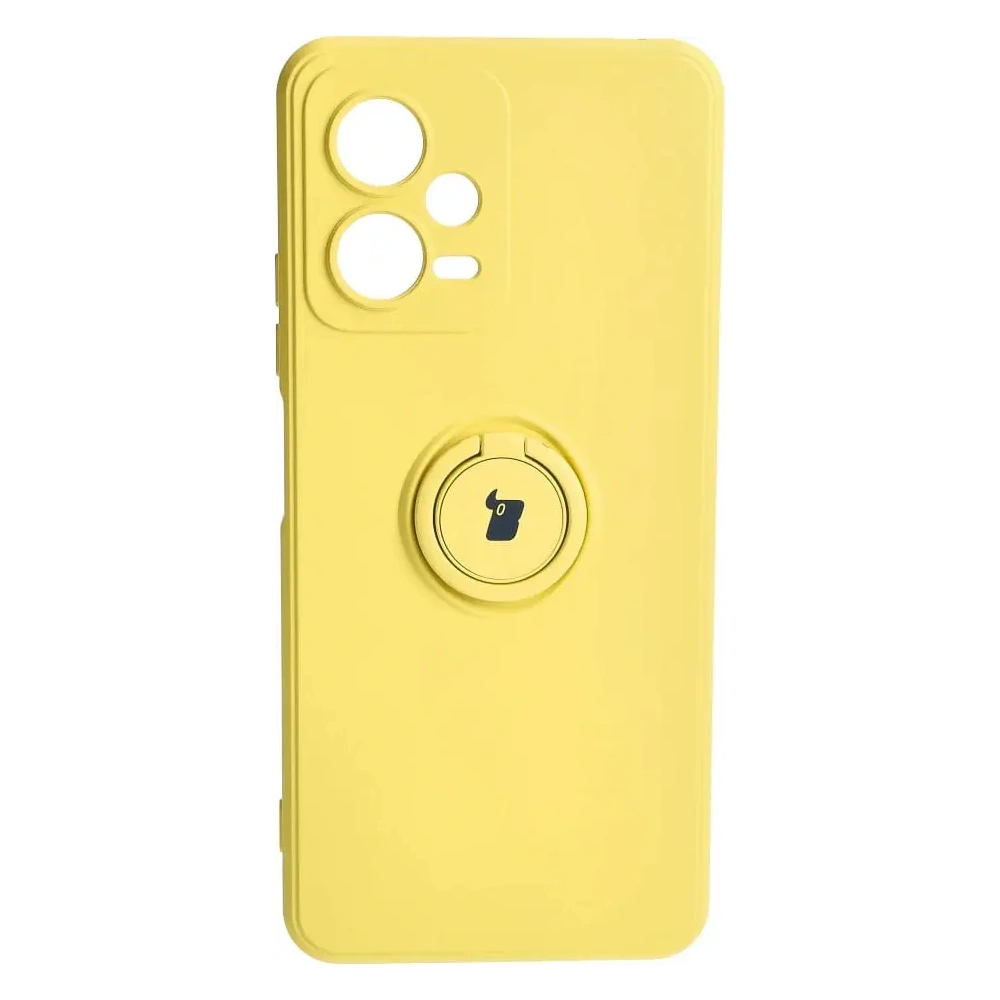Hurtownia GSM - Bizon Case Szilikon Gyűrű Sq Xiaomi Redmi Note 12 5G/Poco X5 sárga - BIZ2295 - {ean13} - Hurt