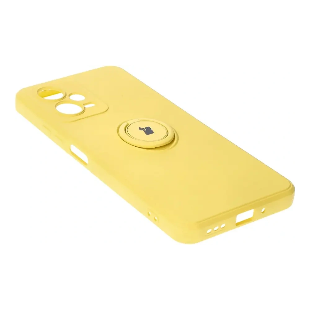 Hurtownia GSM - Bizon Case Silicone Ring Sq Xiaomi Redmi Note 12 5G/Poco X5 galben - BIZ2295 - {ean13} - Hurt