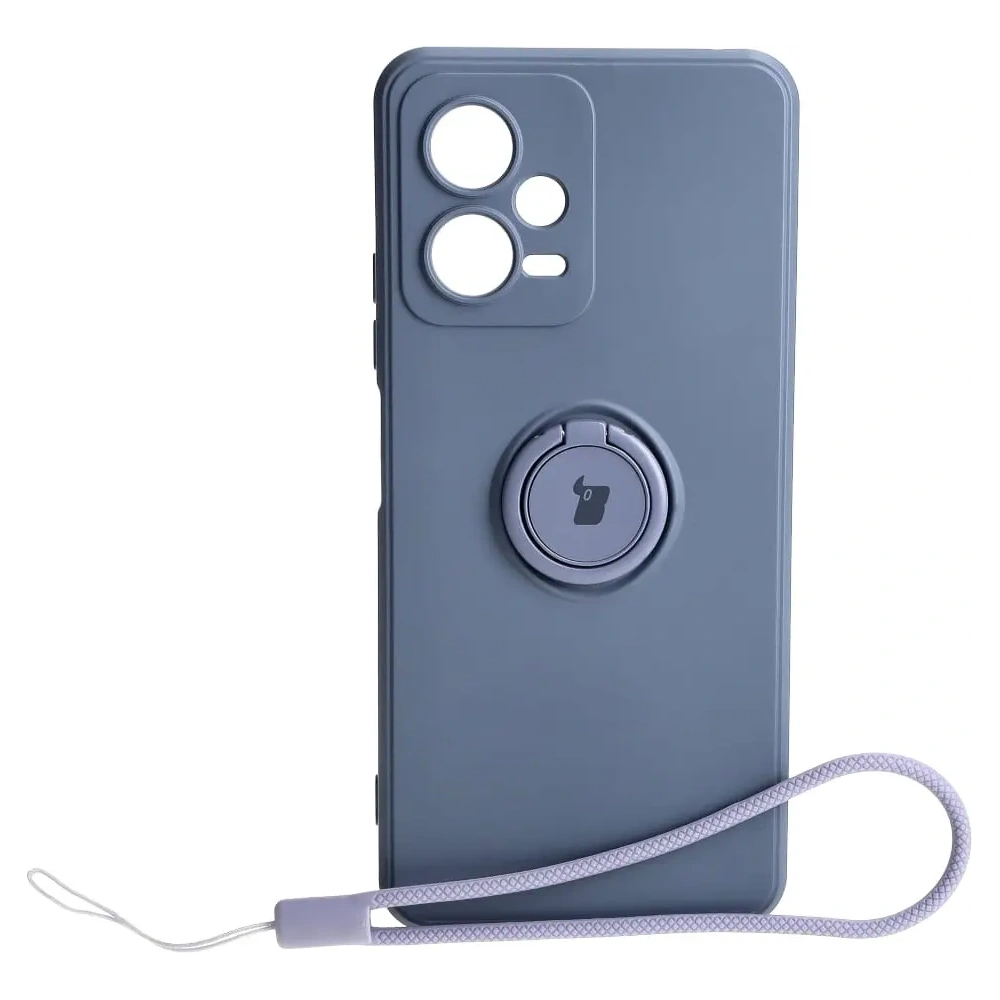 Hurtownia GSM - Bizon Case Inel din Silicon Sq Xiaomi Redmi Note 12 5G/Poco X5 gri - BIZ2296 - {ean13} - Hurt