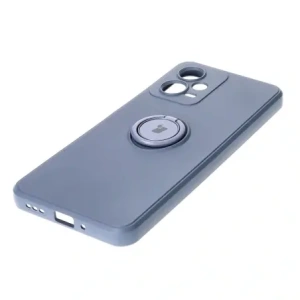 Etui Bizon Case Silicone Ring Sq do Xiaomi Redmi Note 12 5G/Poco X5 šedé