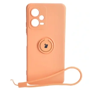 Hurtownia GSM - Bizon Case Ring din Silicon Sq Xiaomi Redmi Note 12 5G/Poco X5 portocalie - BIZ2297 - {ean13} - Hurt