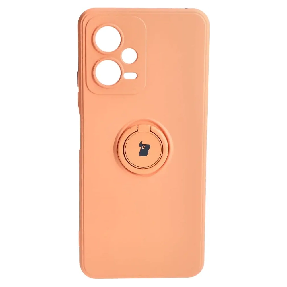 Hurtownia GSM - Bizon Case Ring din Silicon Sq Xiaomi Redmi Note 12 5G/Poco X5 portocalie - BIZ2297 - {ean13} - Hurt