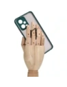 Wholesale Bizon Case Hybrid Ring Xiaomi Poco X5 / Redmi Note 12 5G smoky with a dark green frame - BIZ2299 - {ean13} - Hurt