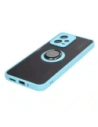 Hurtownia GSM - Bizon Case Hybrid Ring Xiaomi Poco X5 / Redmi Note 12 5G fumurii cu un cadru albastru deschis - BIZ2300 - {ean13} - Hurt