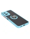 Hurtownia GSM - Bizon Case Hybrid Ring Xiaomi Poco X5 / Redmi Note 12 5G rauchig mit einem hellblauen Rahmen - BIZ2300 - {ean13} - Hurt