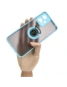 Hurtownia GSM - Bizon Case Hybrid Ring Xiaomi Poco X5 / Redmi Note 12 5G rauchig mit einem hellblauen Rahmen - BIZ2300 - {ean13} - Hurt
