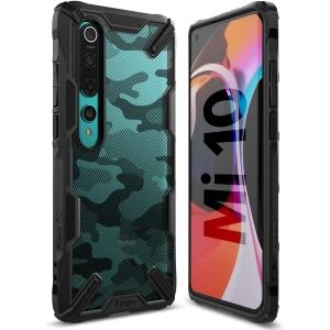 Hurtownia GSM - Etui Ringke Fusion-X Xiaomi Mi 10/Pro Camo (Moro) Black - RGK1170MOB - {ean13} - Hurt