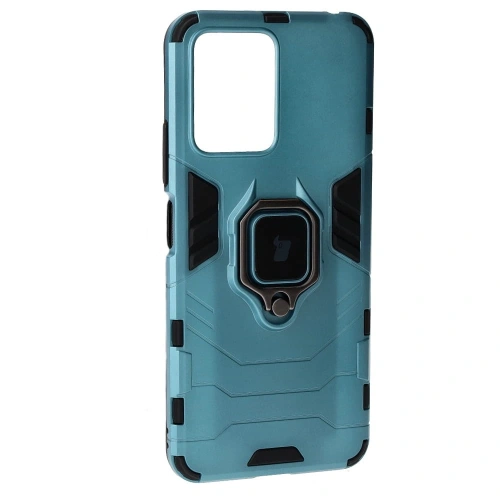 Etui Bizon Case Armor Ring do Xiaomi POCO X5 / Redmi Note 12 5G niebieskie