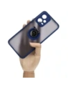 Wholesale Bizon Case Hybrid Ring Xiaomi Poco X5 / Redmi Note 12 5G smoky with a navy blue frame - BIZ2306 - {ean13} - Hurt