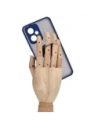 Wholesale Bizon Case Hybrid Ring Xiaomi Poco X5 / Redmi Note 12 5G smoky with a navy blue frame - BIZ2306 - {ean13} - Hurt