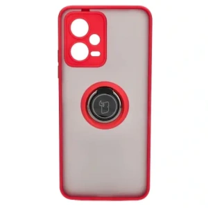 Hurtownia GSM - Bizon Case Hybrid Ring Xiaomi Poco X5 / Redmi Note 12 5G fumuriu cu un cadru roșu - BIZ2308 - {ean13} - Hurt