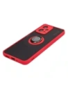 Hurtownia GSM - Bizon Case Hybrid Ring Xiaomi Poco X5 / Redmi Note 12 5G fumuriu cu un cadru roșu - BIZ2308 - {ean13} - Hurt