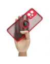 Hurtownia GSM - Bizon Case Hybrid Ring Xiaomi Poco X5 / Redmi Note 12 5G fumuriu cu un cadru roșu - BIZ2308 - {ean13} - Hurt