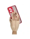 Hurtownia GSM - Bizon Case Hybrid Ring Xiaomi Poco X5 / Redmi Note 12 5G fumuriu cu un cadru roșu - BIZ2308 - {ean13} - Hurt
