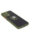 Hurtownia GSM - Etui z uchwytem na palec Bizon Case Hybrid Ring do Xiaomi Poco X5 / Redmi Note 12 5G przydymione z zieloną ramką - BIZ2311 - {ean13} - Hurt
