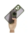 Wholesale Bizon Case Hybrid Ring Xiaomi Poco X5 / Redmi Note 12 5G smoky with a green frame - BIZ2311 - {ean13} - Hurt