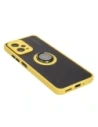 Hurtownia GSM - Bizon Case Hybrid Ring Xiaomi Poco X5 / Redmi Note 12 5G fumuriu cu un cadru galben - BIZ2312 - {ean13} - Hurt