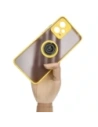 Hurtownia GSM - Bizon Case Hybrid Ring Xiaomi Poco X5 / Redmi Note 12 5G fumuriu cu un cadru galben - BIZ2312 - {ean13} - Hurt