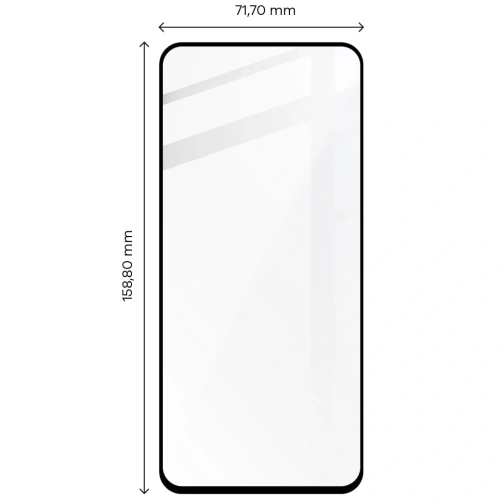 Szkło hartowane Bizon Glass Edge 2 do Xiaomi Redmi Note 12 Pro 4G/11 Pro 4G/5G czarne