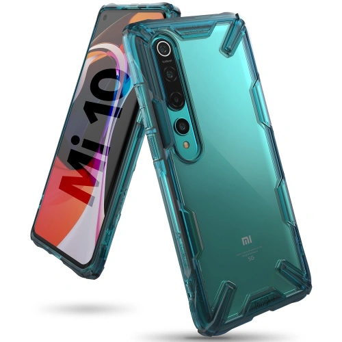Etui Ringke Fusion-X Xiaomi Mi 10/Pro Turquoise Green