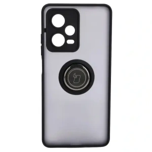 Hurtownia GSM - Bizon Case Hybrid Ring Xiaomi Redmi Note 12 Pro 5G füstös fekete kerettel - BIZ2316 - {ean13} - Hurt
