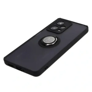 Hurtownia GSM - Bizon Case Hybrid Ring Xiaomi Redmi Note 12 Pro 5G füstös fekete kerettel - BIZ2316 - {ean13} - Hurt