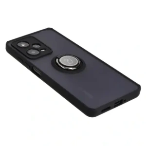 Hurtownia GSM - Bizon Case Hybrid Ring Xiaomi Redmi Note 12 Pro 5G füstös fekete kerettel - BIZ2316 - {ean13} - Hurt