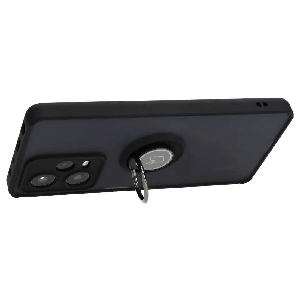 Hurtownia GSM - Bizon Case Hybrid Ring Xiaomi Redmi Note 12 Pro 5G rauchig mit einem schwarzen Rahmen - BIZ2316 - {ean13} - Hurt
