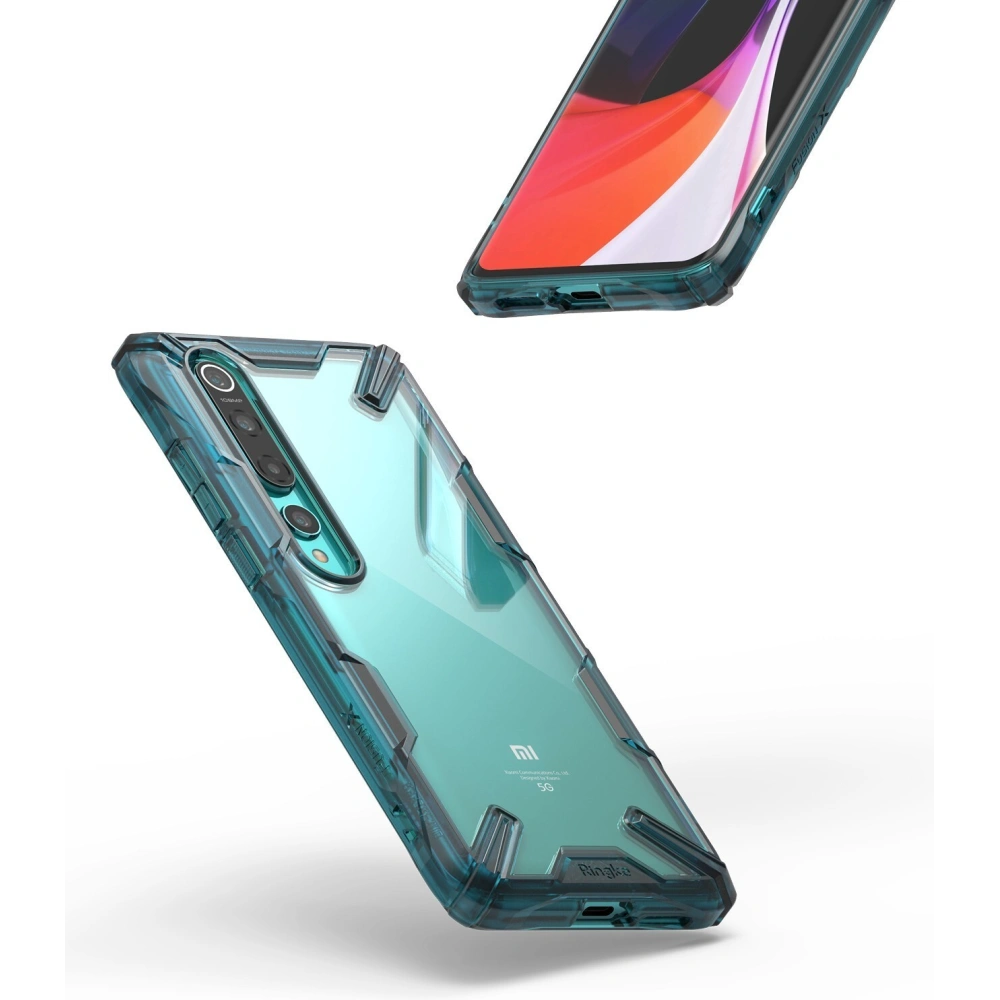 Hurtownia GSM - Etui Ringke Fusion-X Xiaomi Mi 10/Pro Turquoise Green - RGK1169GRN - {ean13} - Hurt