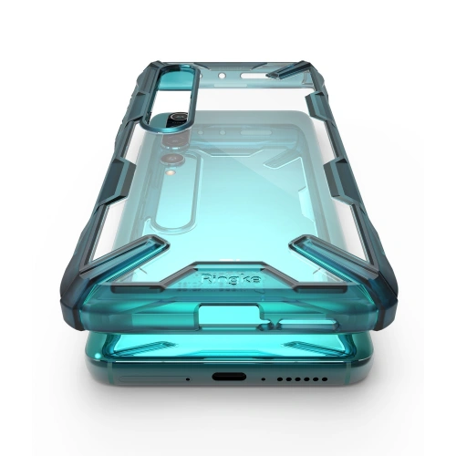 Etui Ringke Fusion-X Xiaomi Mi 10/Pro Turquoise Green