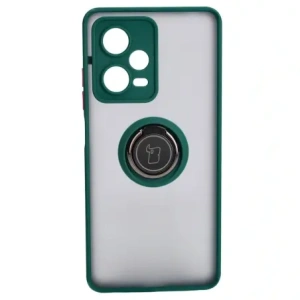 Hurtownia GSM - Bizon Case Hybrid Ring Xiaomi Redmi Note 12 Pro 5G rauchig mit einem dunkelgrünen Rahmen - BIZ2317 - {ean13} - Hurt