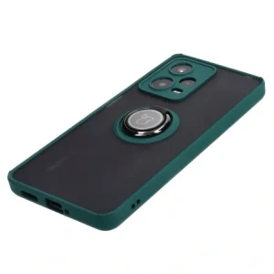 Hurtownia GSM - Bizon Case Hybrid Ring Xiaomi Redmi Note 12 Pro 5G rauchig mit einem dunkelgrünen Rahmen - BIZ2317 - {ean13} - Hurt