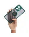 Hurtownia GSM - Bizon Case Hybrid Ring Xiaomi Redmi Note 12 Pro 5G fumurie cu un cadru verde închis - BIZ2317 - {ean13} - Hurt