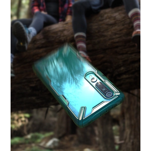 Etui Ringke Fusion-X Xiaomi Mi 10/Pro Turquoise Green