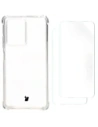 Etui + 2x folia Bizon Case Clear Pack do Xiaomi POCO X5 Pro / Redmi Note 12 Pro 5G przezroczyste