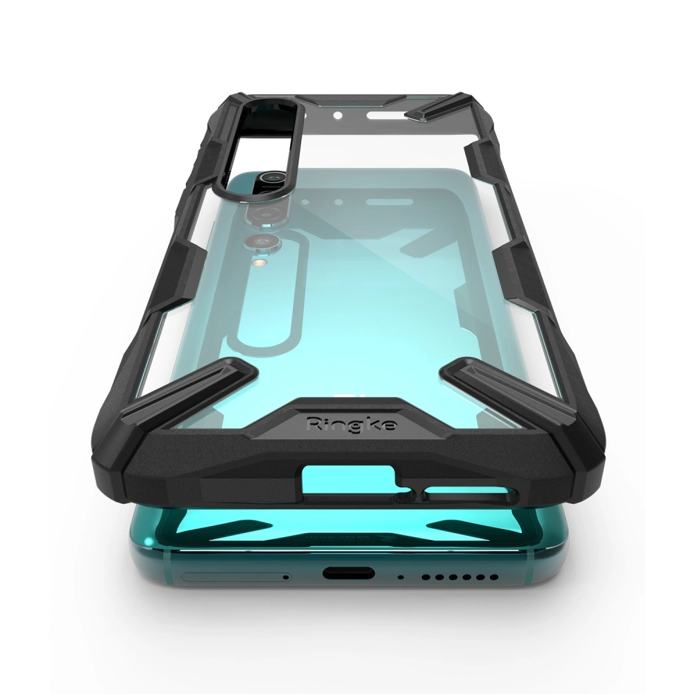 Hurtownia GSM - Etui Ringke Fusion-X Xiaomi Mi 10/Pro Black - RGK1168BLK - {ean13} - Hurt