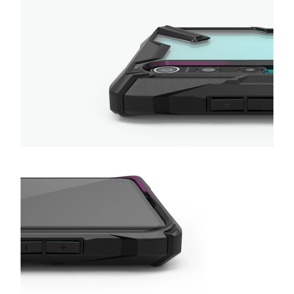Hurtownia GSM - Etui Ringke Fusion-X Xiaomi Mi 10/Pro Black - RGK1168BLK - {ean13} - Hurt