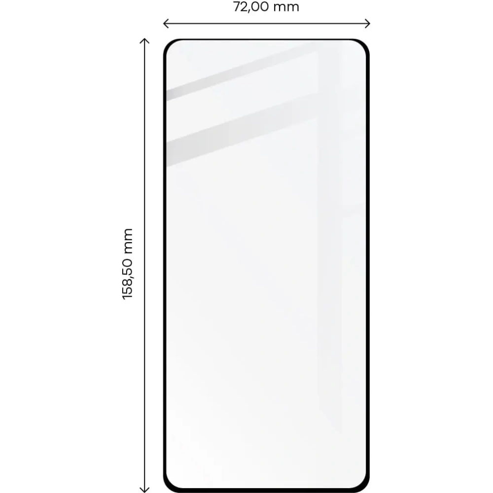 Hurtownia GSM - Bizon Glass Edge 2 Redmi Note 12 Pro / 12 Pro+ 5G fekete - BIZ2324 - {ean13} - Hurt