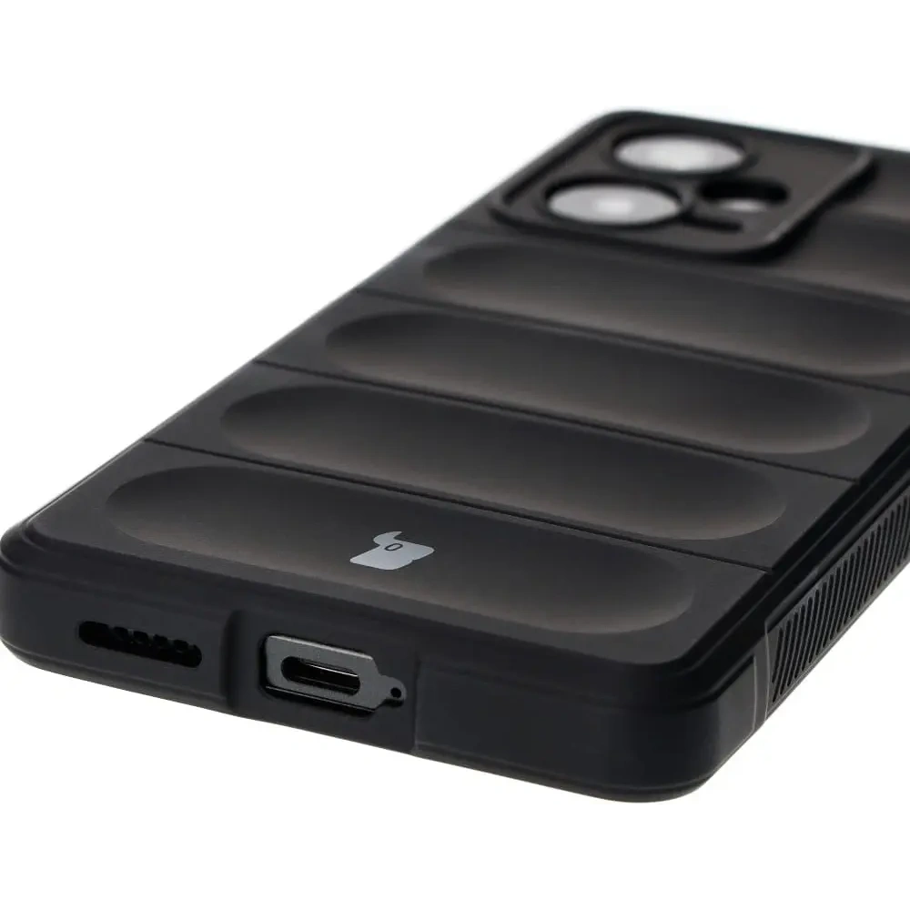 Hurtownia GSM - Pancerne etui Bizon Case Tur do Xiaomi Redmi Note 12 Pro+ 5G czarne - BIZ2325 - {ean13} - Hurt