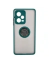 Wholesale Bizon Case Hybrid Ring Xiaomi Redmi Note 12 Pro+ 5G smoky with a dark green frame - BIZ2326 - {ean13} - Hurt