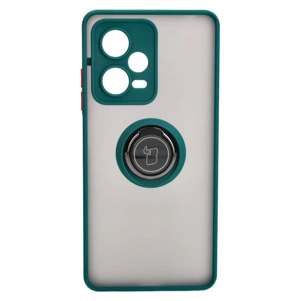 Hurtownia GSM - Bizon Case Hybrid Ring Xiaomi Redmi Note 12 Pro+ 5G füstös sötétzöld kerettel - BIZ2326 - {ean13} - Hurt