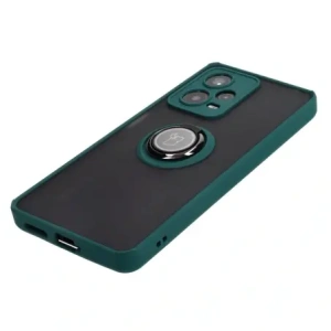 Hurtownia GSM - Bizon Case Hybrid Ring Xiaomi Redmi Note 12 Pro+ 5G fumurie cu un cadru verde închis - BIZ2326 - {ean13} - Hurt
