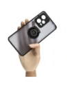 Wholesale Bizon Case Hybrid Ring Xiaomi Redmi Note 12 Pro+ 5G smoky with a black frame - BIZ2330 - {ean13} - Hurt