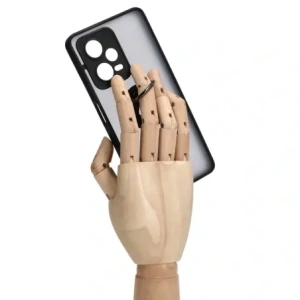 Hurtownia GSM - Bizon Case Hybrid Ring Xiaomi Redmi Note 12 Pro+ 5G füstös fekete kerettel - BIZ2330 - {ean13} - Hurt